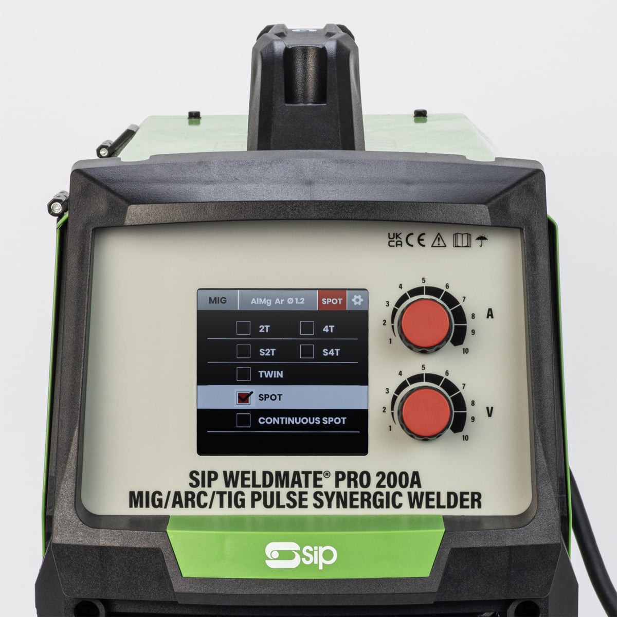 SIP WELDMATE® PRO 200A MIG/ARC/TIG Pulse Synergic Inverter Welder